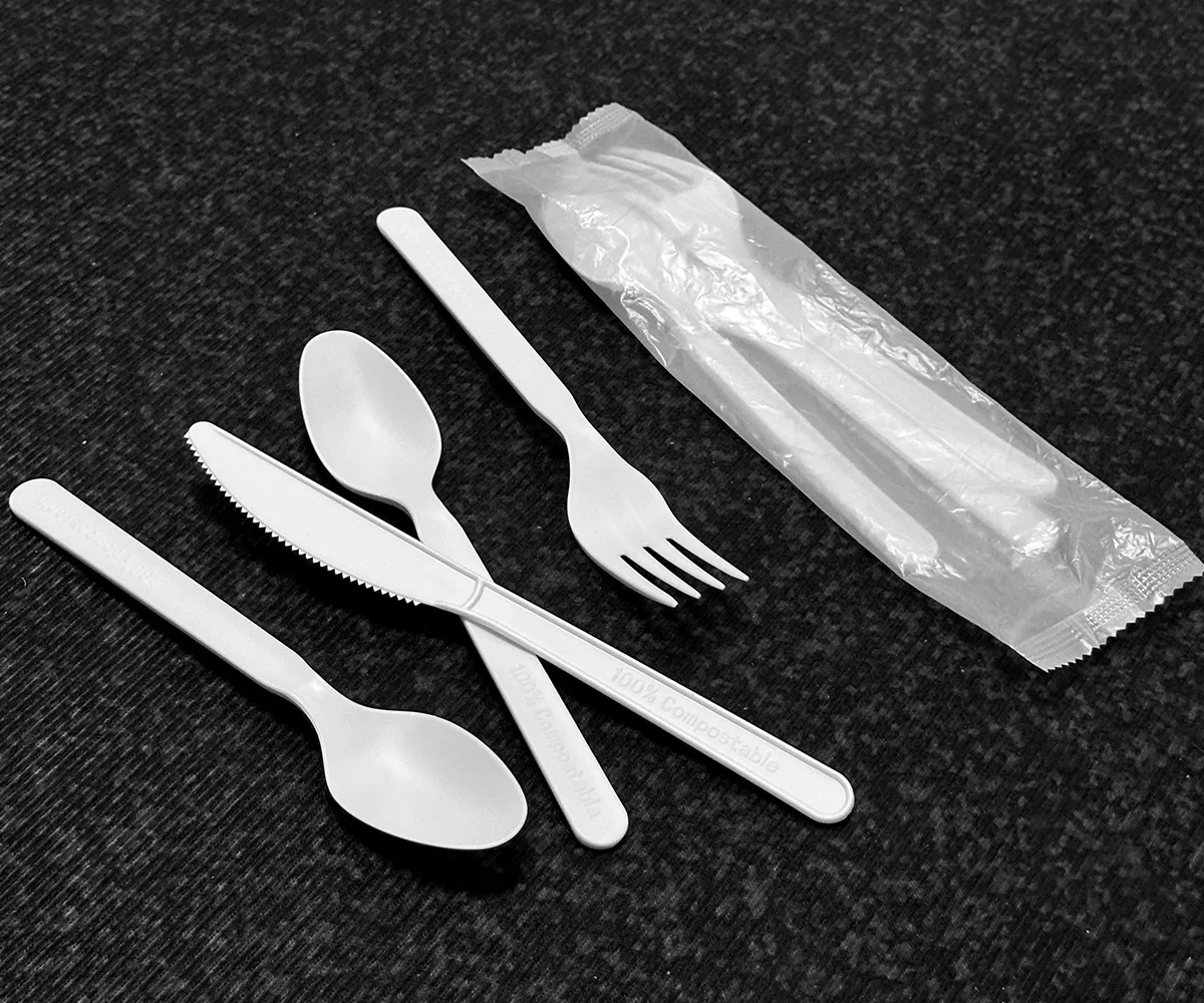 cpla cutlery sets in wrapped cpla cutlery sets in wrapped